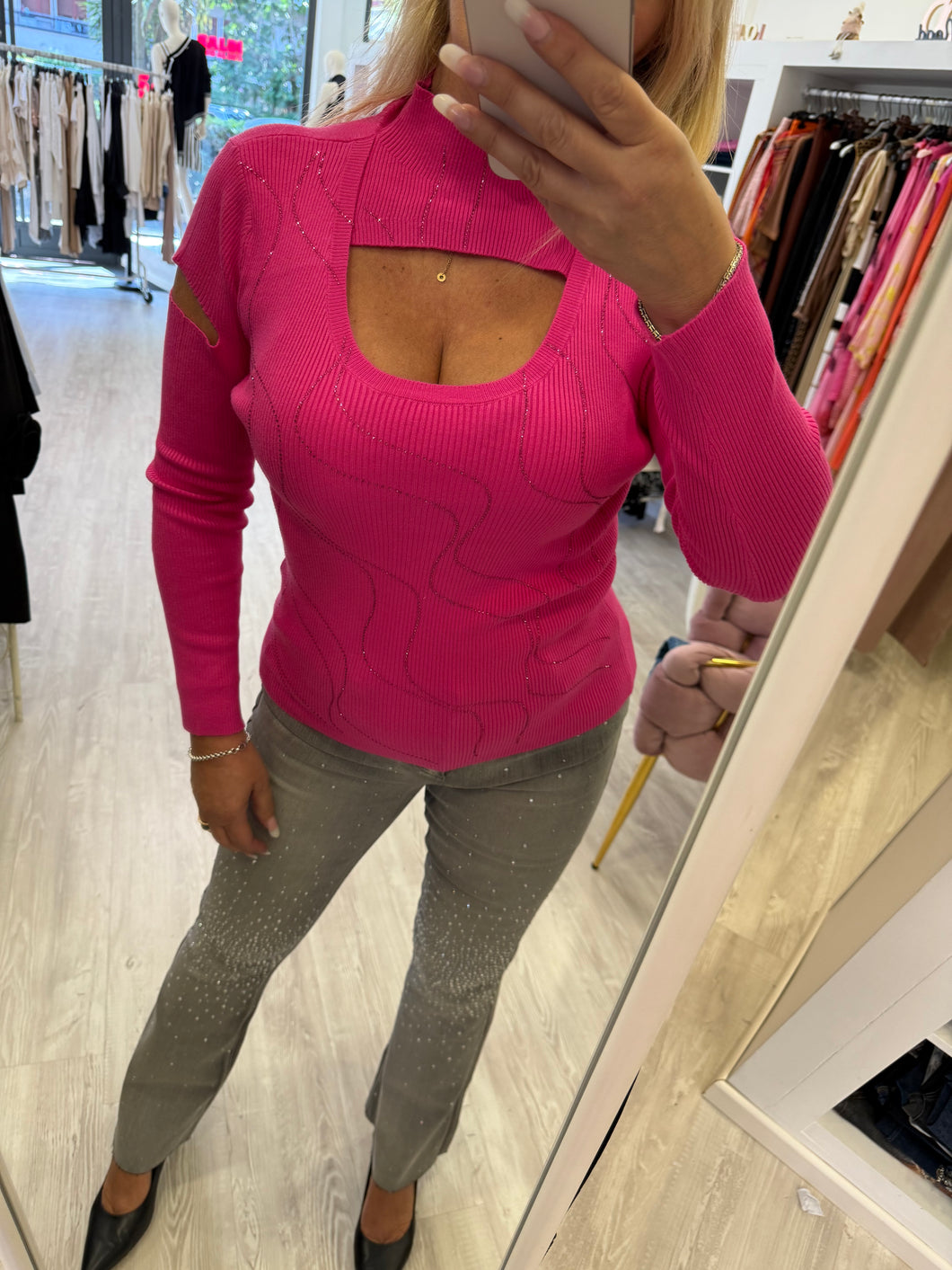 Maglia onde diamanti