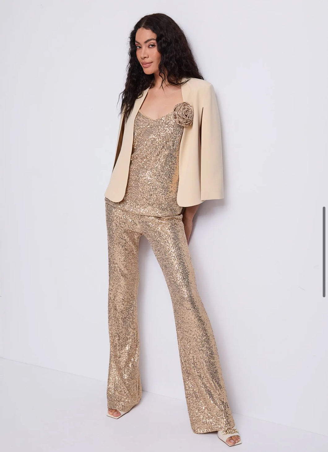 Top paillettes