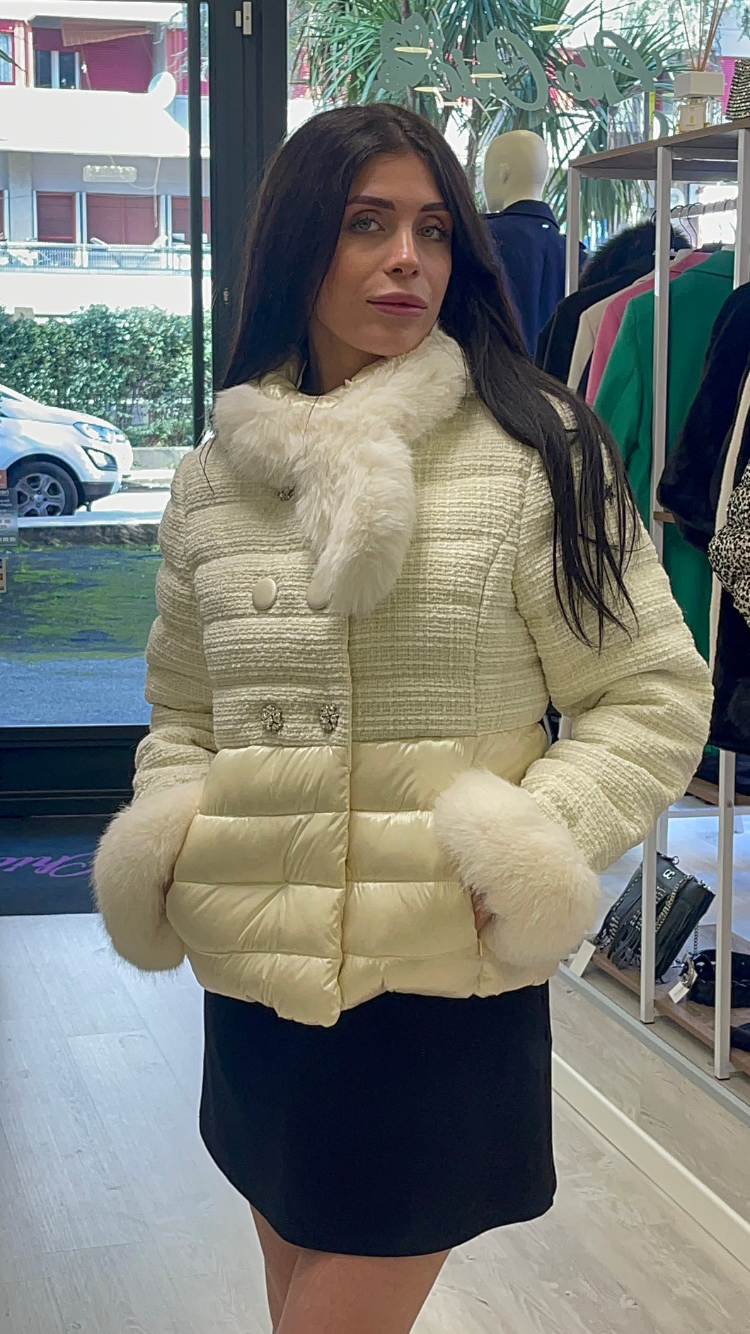 Piumino d’oca doppio petto lux